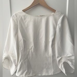 Tibi White Blouse
